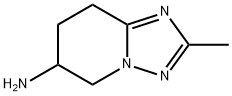 2-methyl-5H,6H,7H,8H-[1,2,4]triazolo[1,5-a]pyridin-6-amine 化学構造式