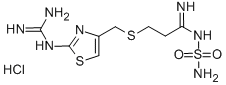 法莫替丁盐酸盐, 125193-62-6, 结构式