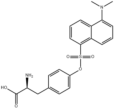 O-DANSYL-L-TYROSINE FREE ACID,1252-04-6,结构式