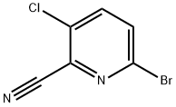 6-Bromo-3-chloropicolinonitrile Struktur