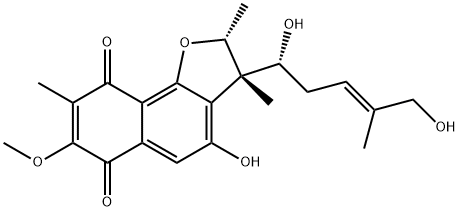 呋醌菌素 B, 125224-54-6, 结构式