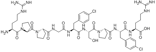 (P-CHLORO-PHE5,8)-BRADYKININ|(P-CHLORO-PHE5·8)-BRADYKININ