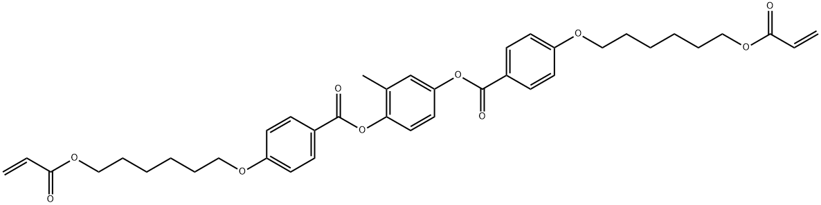 125248-71-7 1,4-双-[4-(6-丙烯酰氧基己氧基)苯甲酰氧基]-2-甲基苯