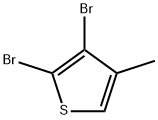 2,3-DIBROMO-4-METHYLTHIOPHENE Struktur