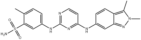 5-[[4-[(2,3-DiMethyl-2H-indazol-6-yl)aMino]-2-pyriMidinyl]aMino]-2-MethylbenzenesulfonaMide