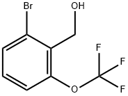 2-溴-6-(三氟甲氧基)苯甲醇, 1253189-03-5, 结构式