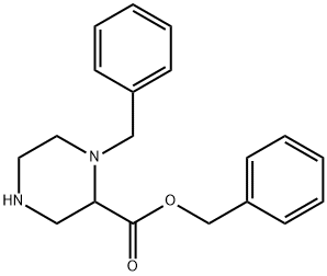 Benzyl 1-benzylpiperazine-2-carboxylate Structure