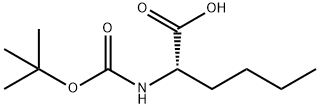 DL-Norleucine, N-[(1,1-dimethylethoxy)carbonyl]- Struktur