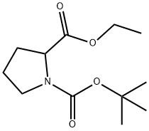 BOC-DL-脯氨酸乙酯,125347-83-3,结构式