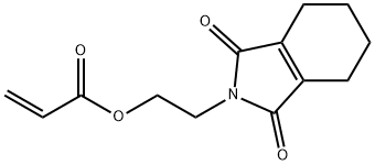 2-(1,3,4,5,6,7-Hexahydro-1,3-dioxo-2H-isoindol-2-yl)ethyl 2-propenoate Structure