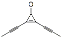 2-Cyclopropen-1-one, 2,3-di-1-propynyl- (9CI),125358-15-8,结构式