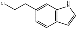 6-(2-Chloro-ethyl)-1H-indole Struktur
