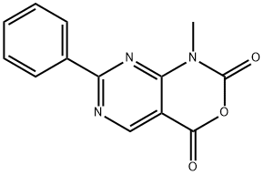 1-methyl-7-phenyl-1H-pyrimido[4,5-d][1,3]oxazine-2,4-dione 结构式