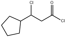 3-Chloro-3-cyclopentylpropionyl chloride