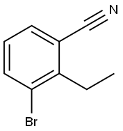 3-bromo-2-ethylbenzonitrile Structure