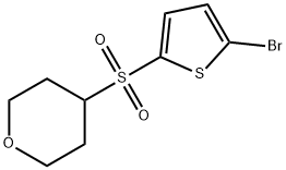 4-(5-bromothiophen-2-ylsulfonyl)tetrahydro-2H-pyran Struktur