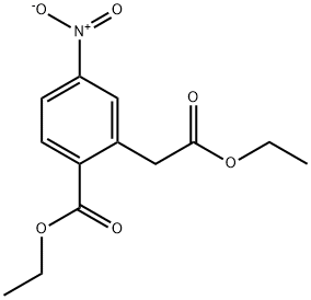 ethyl 2-(2-ethoxy-2-oxoethyl)-4-nitrobenzoate Struktur