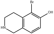 5-溴-1,2,3,4-四氢异喹啉-6-醇,1253791-69-3,结构式