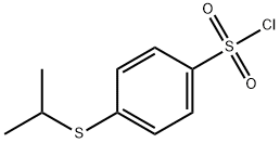 Benzenesulfonyl chloride, 4-[(1-methylethyl)thio]- (9CI) Structure