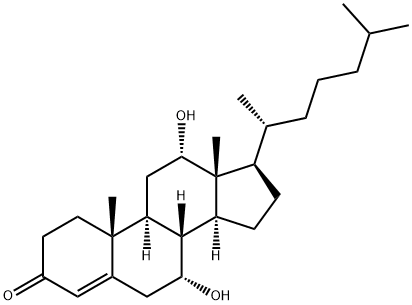7 alpha,12 alpha-dihydroxy-5-cholesten-3-one|7,12-二羟基-4-胆甾烯-3-酮