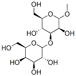 methyl 3-O-galactopyranosylmannopyranoside 结构式