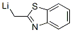 Lithium,  (2-benzothiazolylmethyl)- Structure