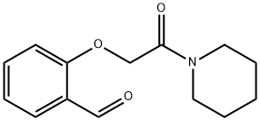 2-[2-氧-2-(1-哌啶基)乙氧基]苯甲醛 结构式