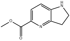 1H-Pyrrolo[3,2-b]pyridine-5-carboxylic acid, 2,3-dihydro-, Methyl ester 结构式
