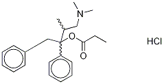 Propoxyphene-d7 Hydrochloride Salt 
(Mixture of Diastereoisomers) Structure