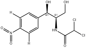 CHLORAMPHENICOL-[RING-3,5-3H] Struktur