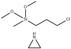 二甲氧基甲硅烷基甲基丙基改性(聚乙烯亚胺),50% 异丙醇溶液, 125441-88-5, 结构式