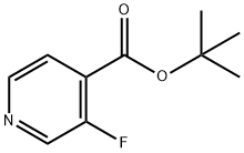 3-Fluoroisonicotinic acid tert-butyl ester 结构式