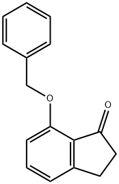 7-(benzyloxy)-2,3-dihydroinden-1-one Struktur