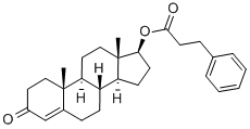 Testosterone phenylpropionate Struktur