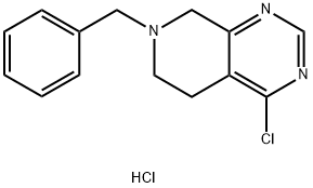 7-Benzyl-4-chloro-5,6,7,8-tetrahydropyrido[3,4-d]pyriMidine dihydrochloride Structure