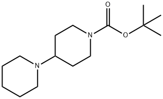1,4'-二哌啶-1'-甲酸叔丁酯 结构式