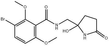 5-((3-bromo-2,6-dimethoxybenzamido)methyl)-5-hydroxy-2-pyrrolidone|