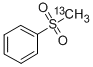 METHYL-13C PHENYL SULFONE Structure