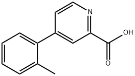 4-(邻甲苯基)吡啶甲酸 结构式