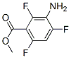 Benzoic acid, 3-amino-2,4,6-trifluoro-, methyl ester (9CI) Structure