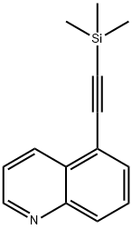 5-((TriMethylsilyl)ethynyl)quinoline Structure