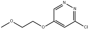 3-氯-5-(2-甲氧基乙氧基)哒嗪 结构式