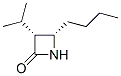 2-Azetidinone,4-butyl-3-(1-methylethyl)-,cis-(9CI) Struktur