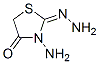 2,4-Thiazolidinedione,3-amino-,2-hydrazone(9CI),125611-83-8,结构式