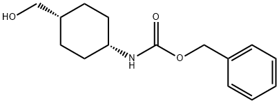 cis-Benzyl-4-hydroxycyclohexyl)methylcarbamate 化学構造式