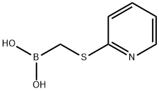 (PYRIDIN-2-YLTHIO)METHYLBORONIC ACID 结构式