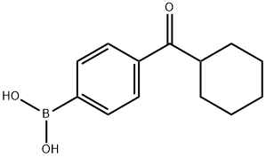 4-(Cyclohexanecarbonyl)phenylboronic acid Struktur