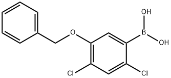 5-(Benzyloxy)-2,4-dichlorophenylboronic acid Structure