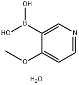 4-METHOXYPYRIDINE-3-BORONIC ACID HYDRATE,1256355-26-6,结构式