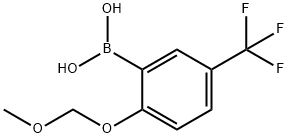 2-Methoxymethoxy-5-(trifluoromethyl)phenylboronic acid Structure